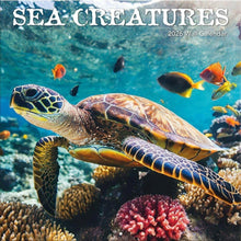 Load image into Gallery viewer, Turner Sea Creatures 12x12 Photo 2026 Wall Calendar
