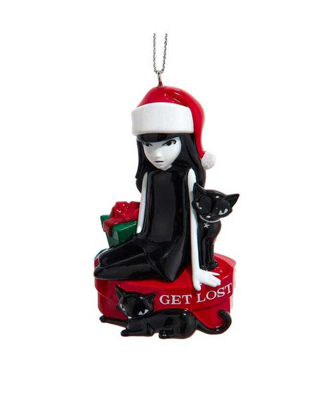 Emily The Strange™ With Cats & Gifts Ornament EY2241