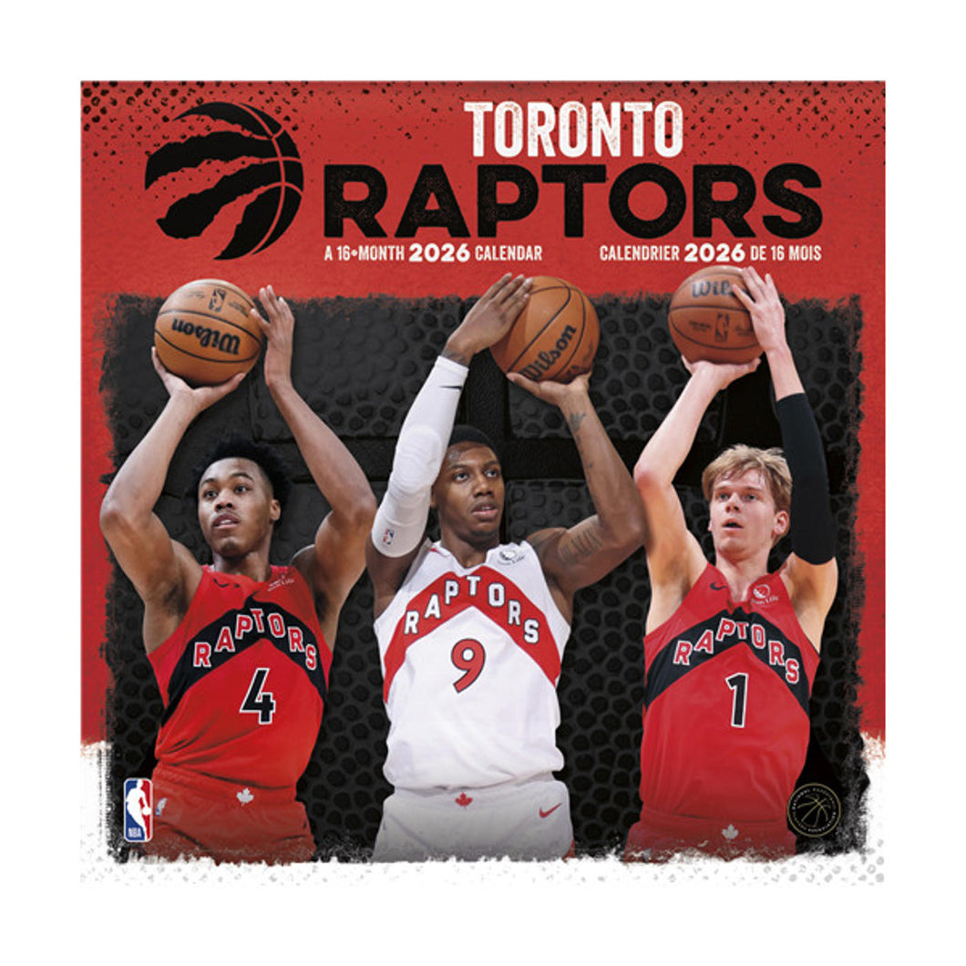 Trends International Toronto Raptors 2026 12 x 12 Wall Calendar