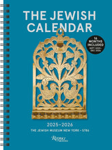Load image into Gallery viewer, Universe The Jewish Calendar 2025–2026 (5786) 16-Month Planner Calendar
