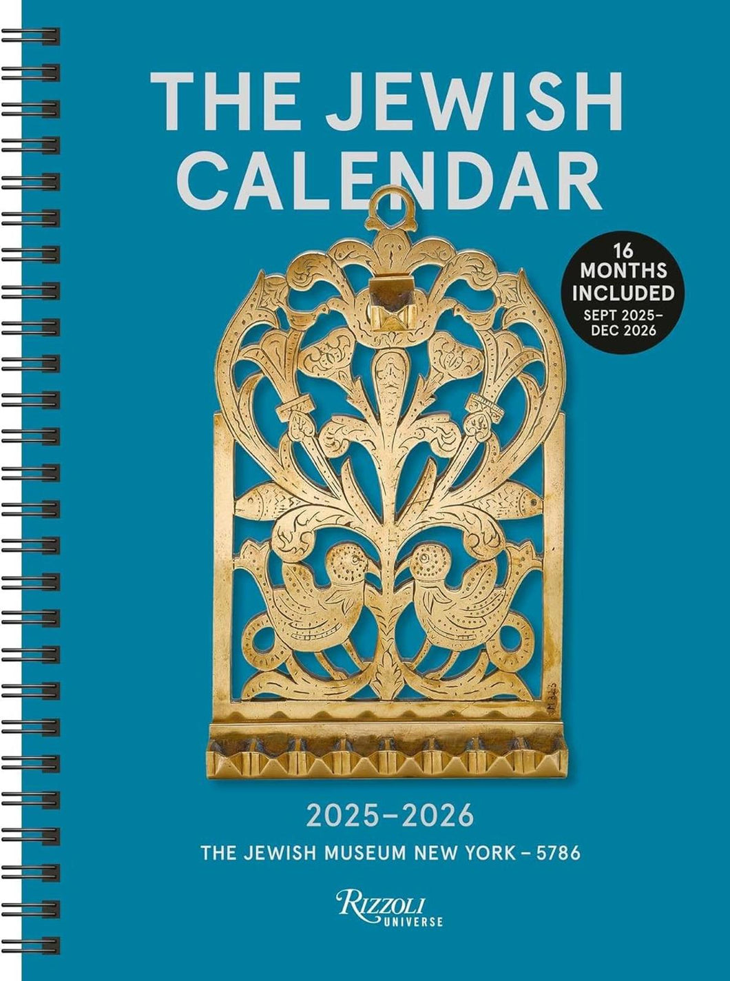 Universe The Jewish Calendar 2025–2026 (5786) 16-Month Planner Calendar