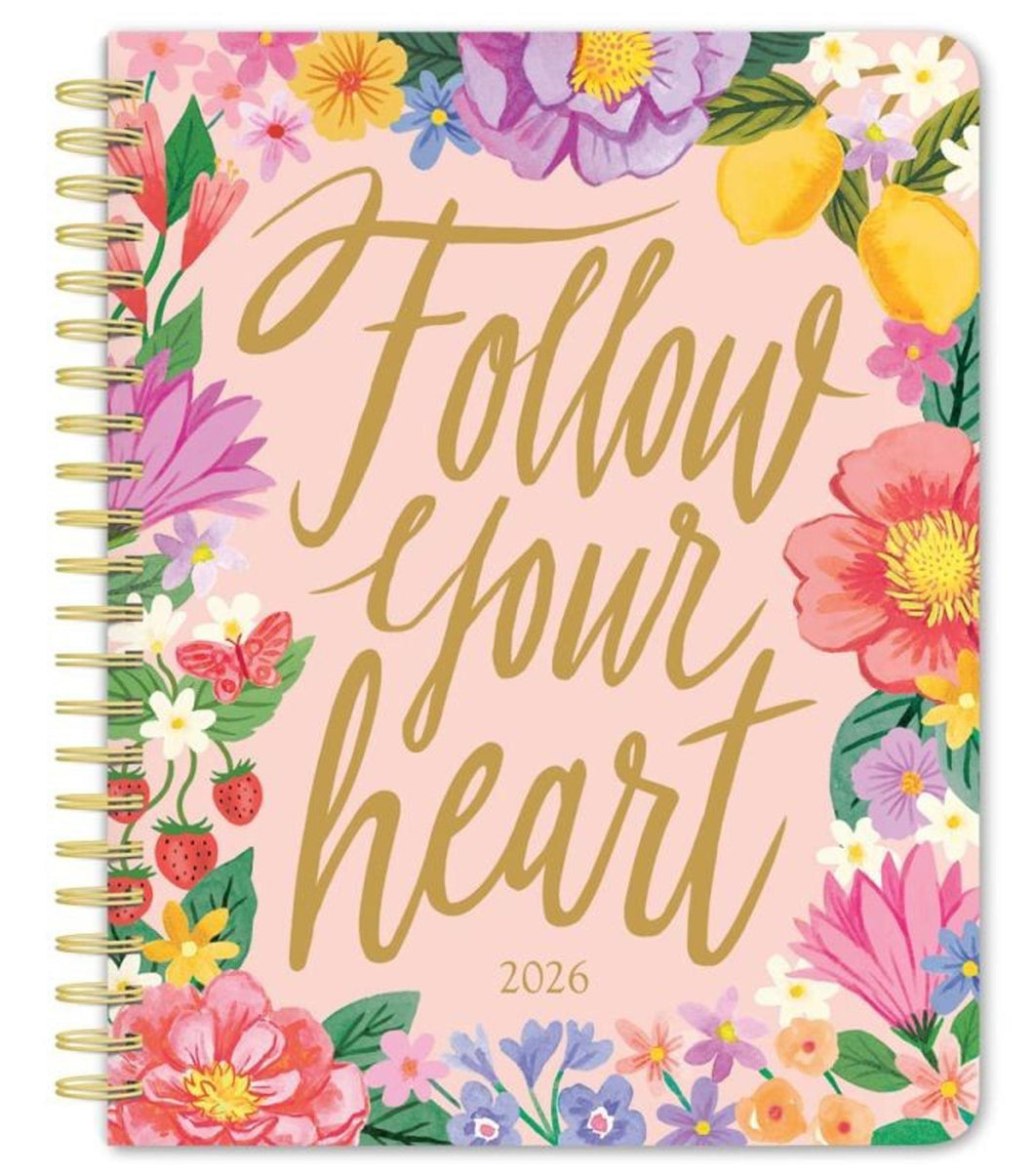 Browntrout Bonnie Marcus OFFICIAL 2026 6 x 7.75 Inch Weekly Desk Planner