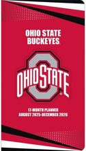 Load image into Gallery viewer, Turner Ohio State Buckeyes 2026 17-Month Pocket Planner
