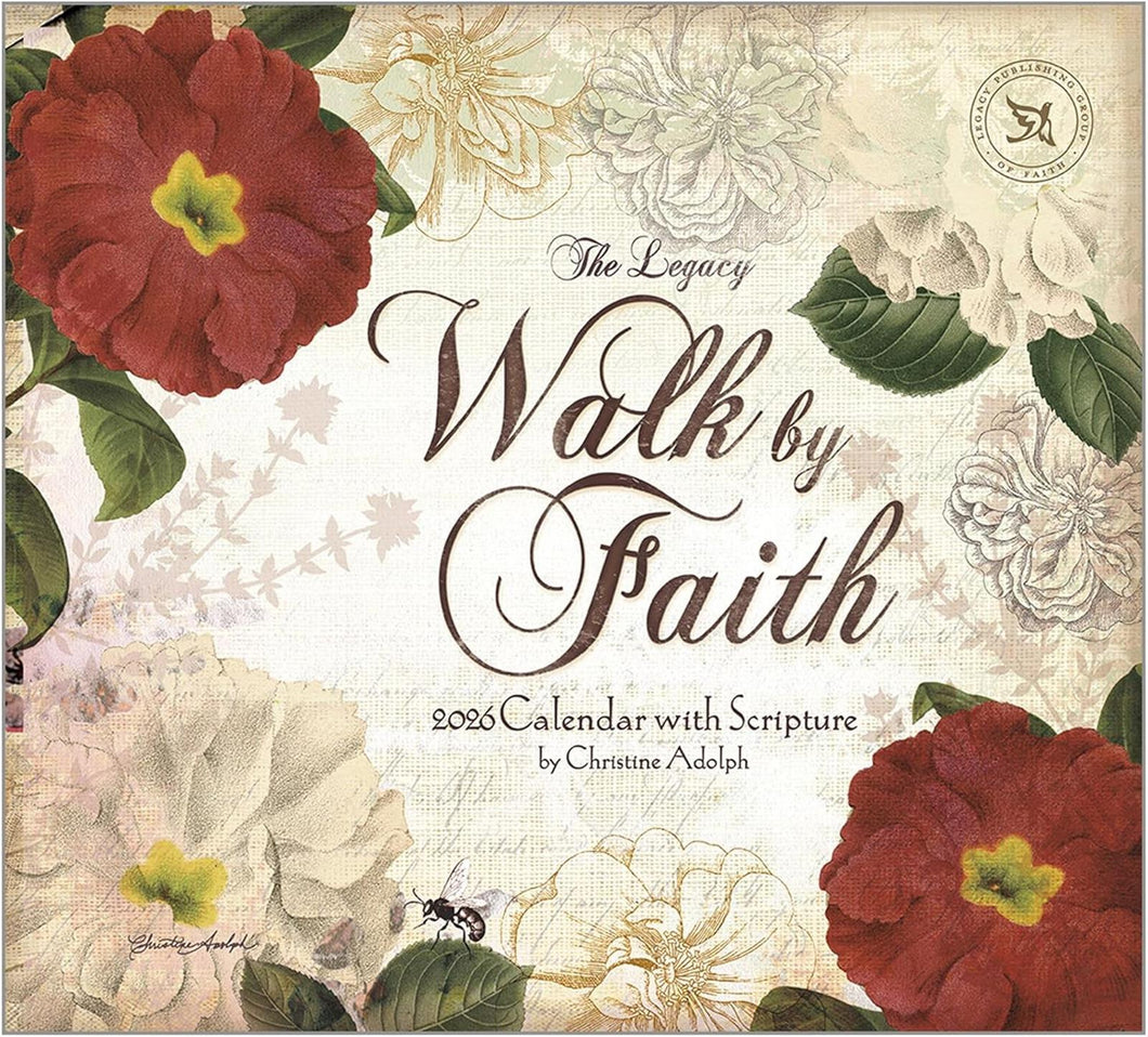 Legacy Walk by Faith 2026 Wall Calendar