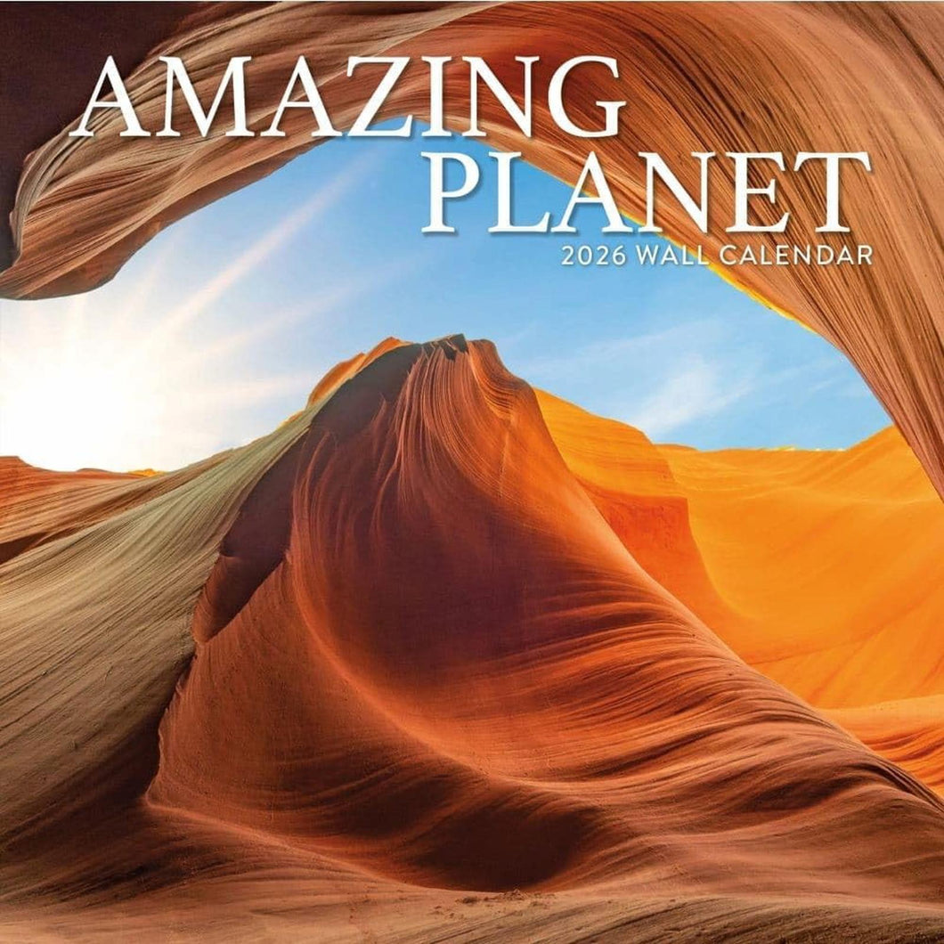 Turner Amazing Planet 12x12 Photo 2026 Wall Calendar
