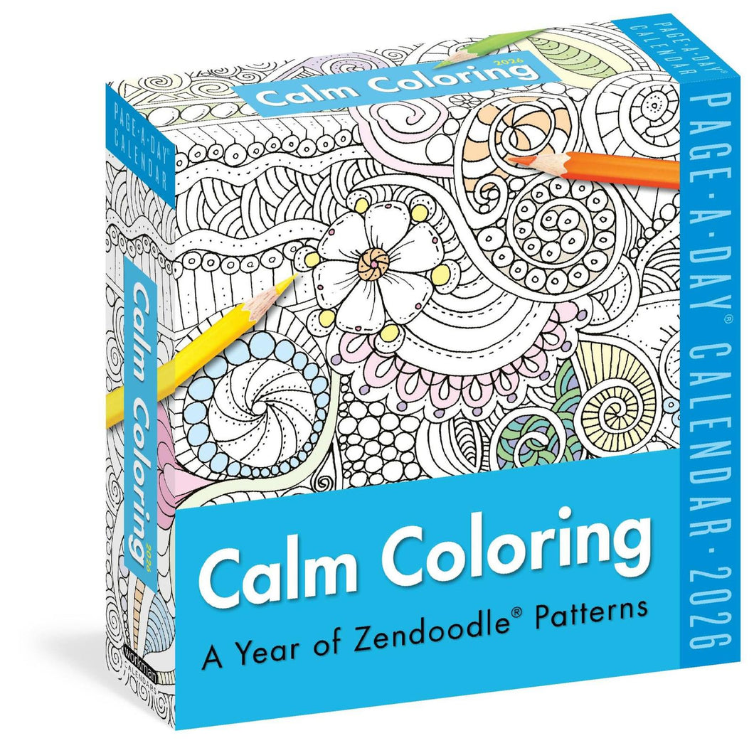Workman Calm Coloring 2026 Page-A-Day Calendar