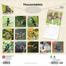 Load image into Gallery viewer, Browntrout Hummingbirds 2026 12 x 12 Wall Calendar
