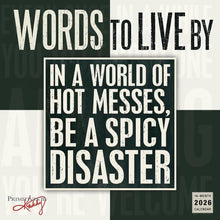 Load image into Gallery viewer, Sellers Publishing Words to Live By 2026 7 x 7 Mini Calendar
