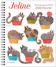 Load image into Gallery viewer, Andrews McMeel Feline 12-Month 2026 Monthly/Weekly Planner Calendar
