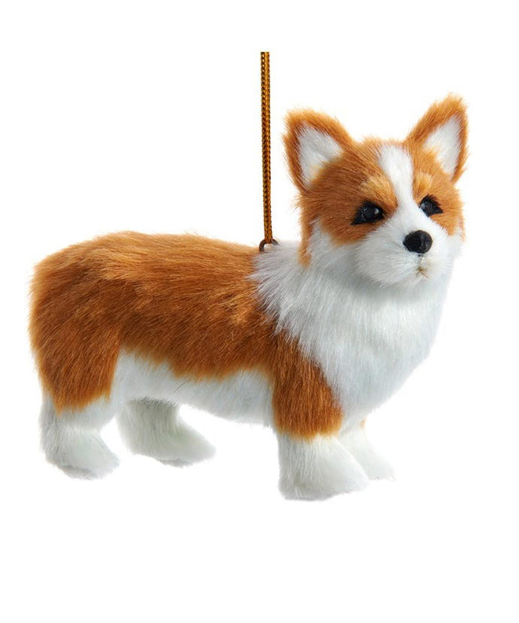 Furry Corgi Dog Ornament F2242CO