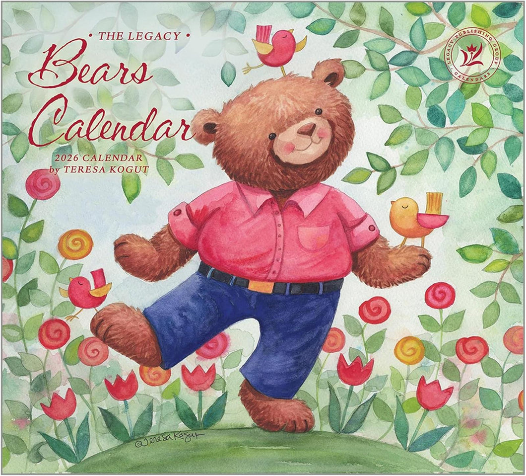 Legacy Bears 2026 Wall Calendar