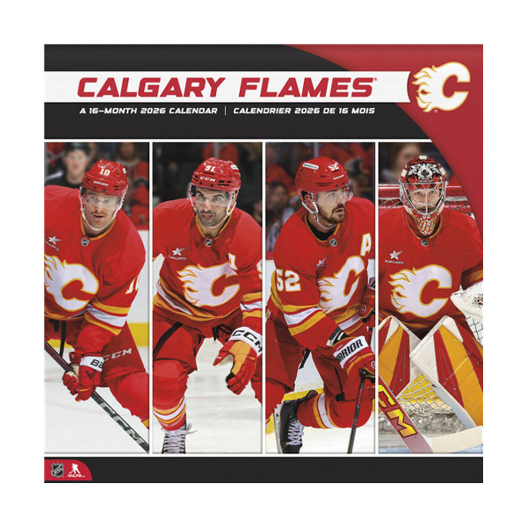 Trends International Calgary Flames 2026 12 x 12 Wall Calendar