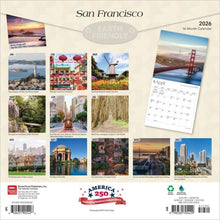 Load image into Gallery viewer, Browntrout San Francisco 2026 12 x 12 Wall Calendar
