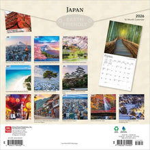 Load image into Gallery viewer, Browntrout Japan 2026 12 x 12 Wall Calendar
