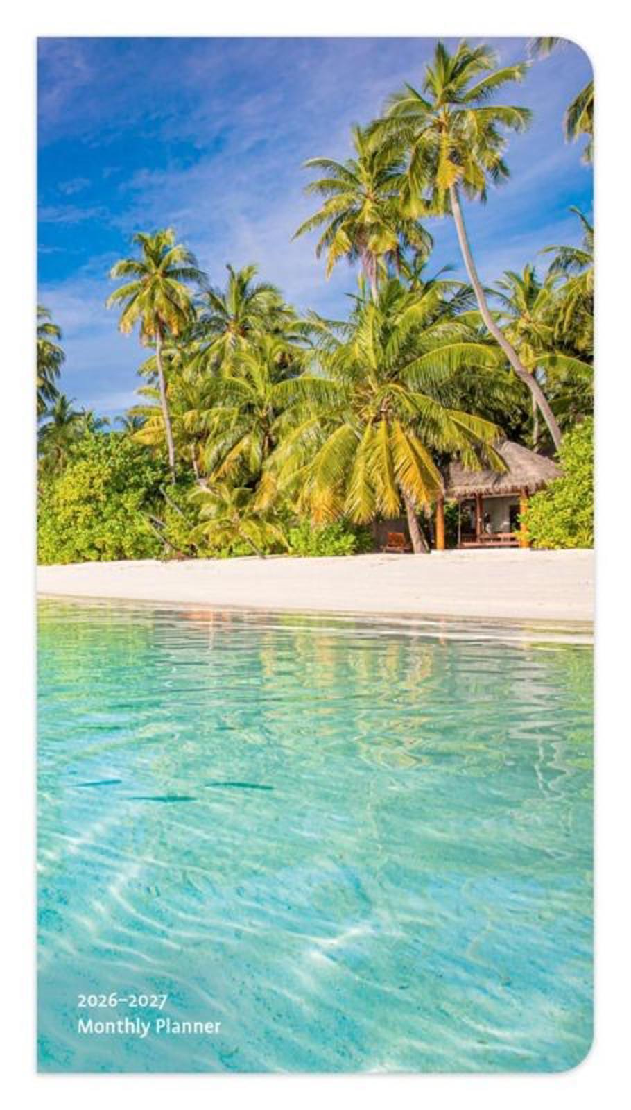 Browntrout Tropical Islands 2026-2027 Two Year Monthly Pocket Planner