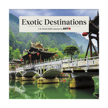 Load image into Gallery viewer, Trends International Exotic Destinations 2026 12 x 12 Wall Calendar
