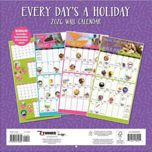 Load image into Gallery viewer, Turner Everyday&#39;s A Holiday 12x12 Photo 2026 Wall Calendar
