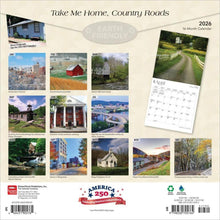 Load image into Gallery viewer, Browntrout Take Me Home Country Roads 2026 12 x 12 Wall Calendar
