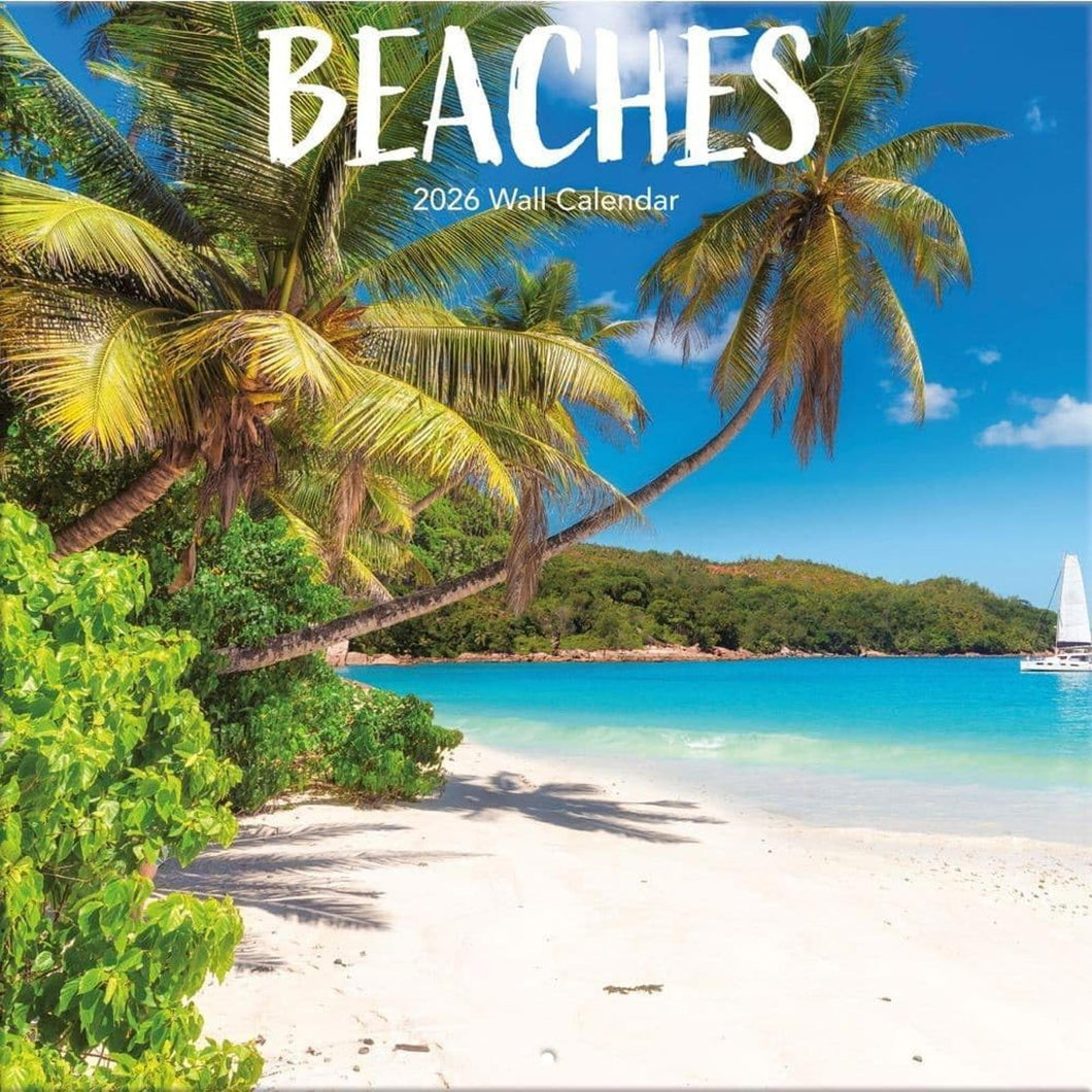 Turner Beaches 12x12 Photo 2026 Wall Calendar
