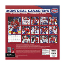 Load image into Gallery viewer, Trends International Montreal Canadiens 2026 12 x 12 Wall Calendar
