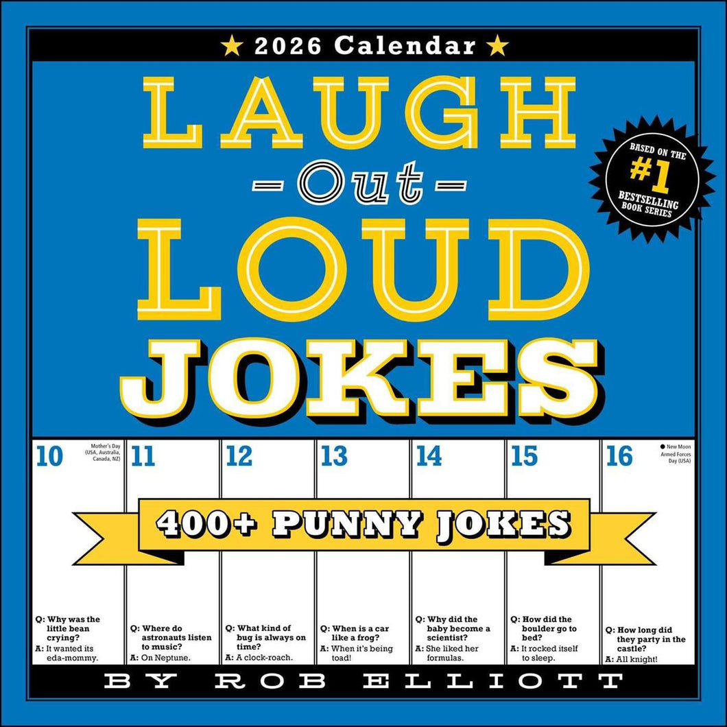 Andrews McMeel Laugh-Out-Loud Jokes 12x12 2026 Wall Calendar