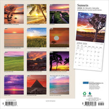 Load image into Gallery viewer, Browntrout Sunsets 2026 12 x 12 Wall Calendar
