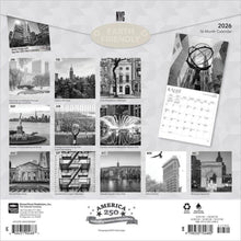 Load image into Gallery viewer, Browntrout New York City Black &amp; White 2026 12 x 12 Wall Calendar
