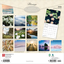 Load image into Gallery viewer, Browntrout Blessings 2026 12 x 12 Wall Calendar
