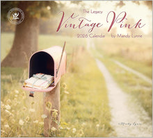 Load image into Gallery viewer, Legacy Vintage Pink 2026 Wall Calendar
