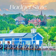 Load image into Gallery viewer, Browntrout Badger State 2026 12 x 12 Wall Calendar
