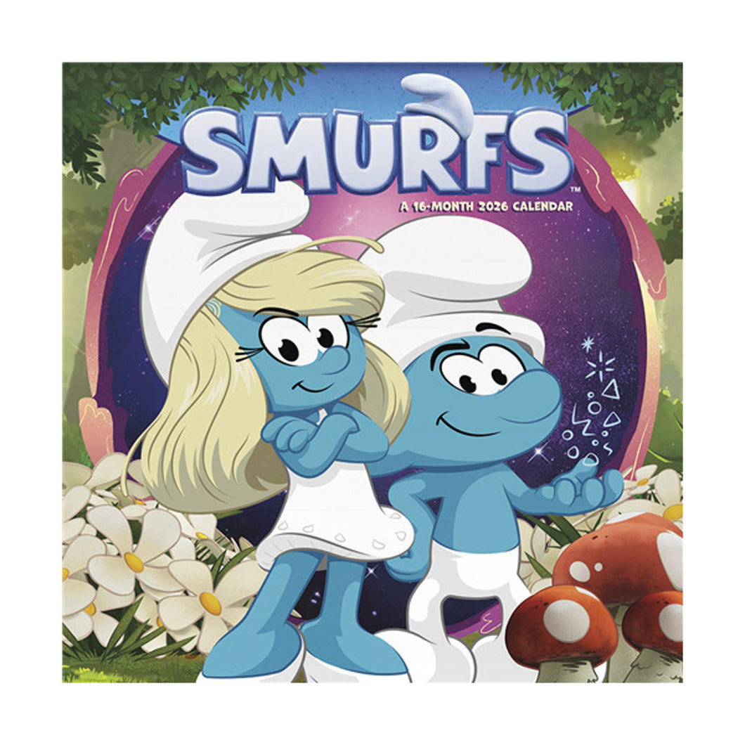 Trends International Smurfs 2 2026 12 x 12 Wall Calendar