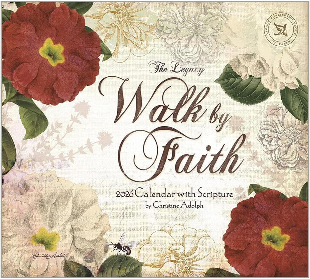 Legacy Walk by Faith 2026 Mini Wall Calendar