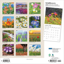 Load image into Gallery viewer, Browntrout Wildflowers 2026 12 x 12 Wall Calendar
