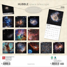 Load image into Gallery viewer, Browntrout Hubble Space Telescope 2026 12 x 12 Wall Calendar
