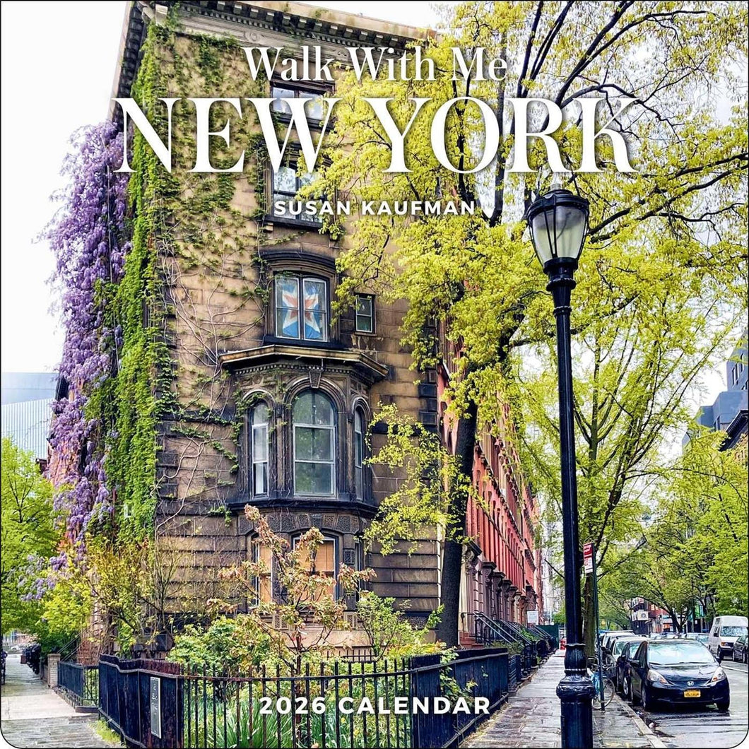 Harry Abrams Walk With Me: New York 12x12 2026 Wall Calendar