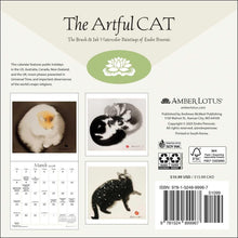 Load image into Gallery viewer, Amber Lotus The Artful Cat 2026 7 x 7 Mini Calendar
