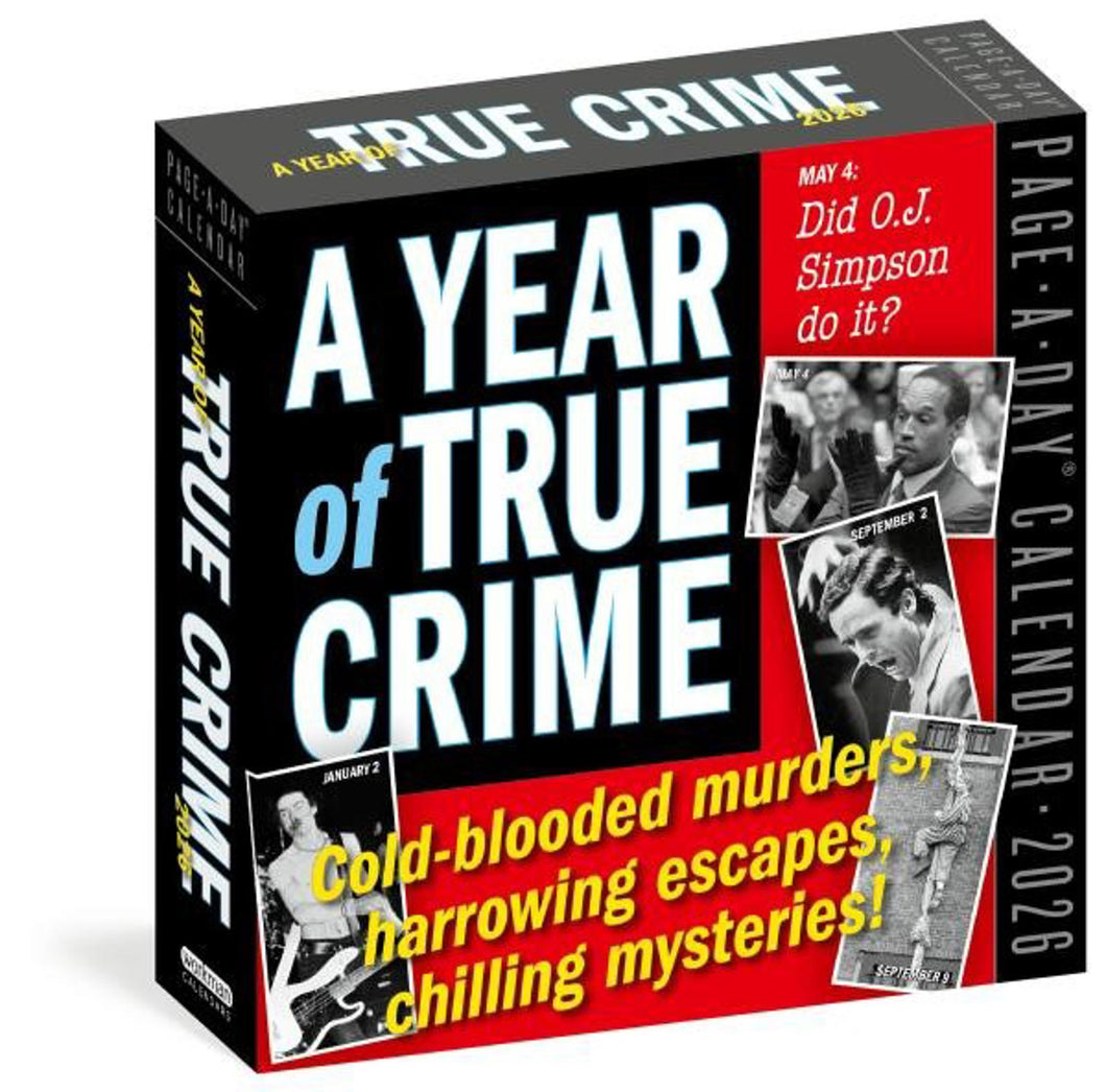 Workman Year of True Crime 2026 Page-A-Day Calendar