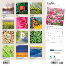 Load image into Gallery viewer, Browntrout Simplicity 2026 12 x 12 Wall Calendar

