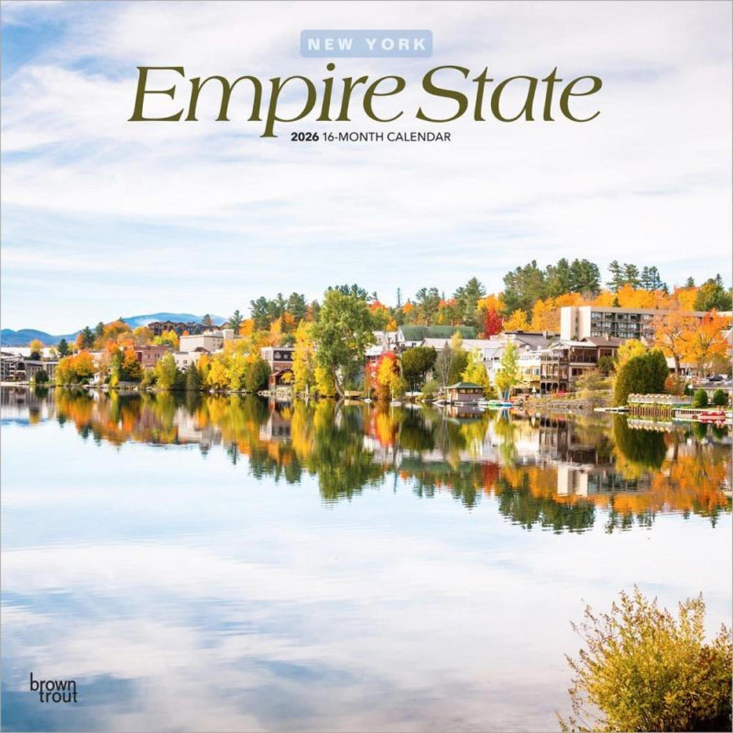 Browntrout Empire State 2026 12 x 12 Wall Calendar