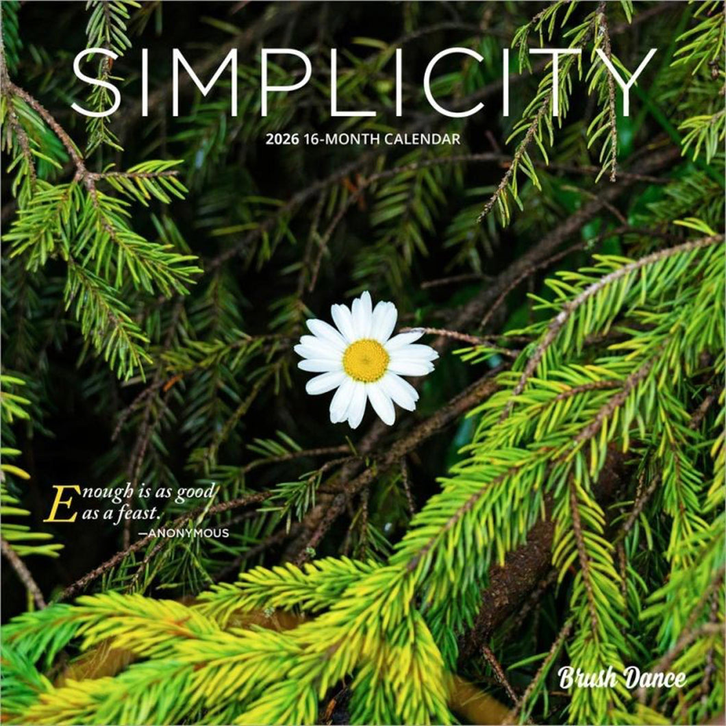 Browntrout Simplicity 2026 7 x 7 Mini Calendar