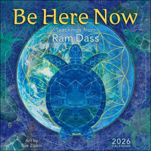 Load image into Gallery viewer, Amber Lotus Be Here Now 12x12 2026 Wall Calendar
