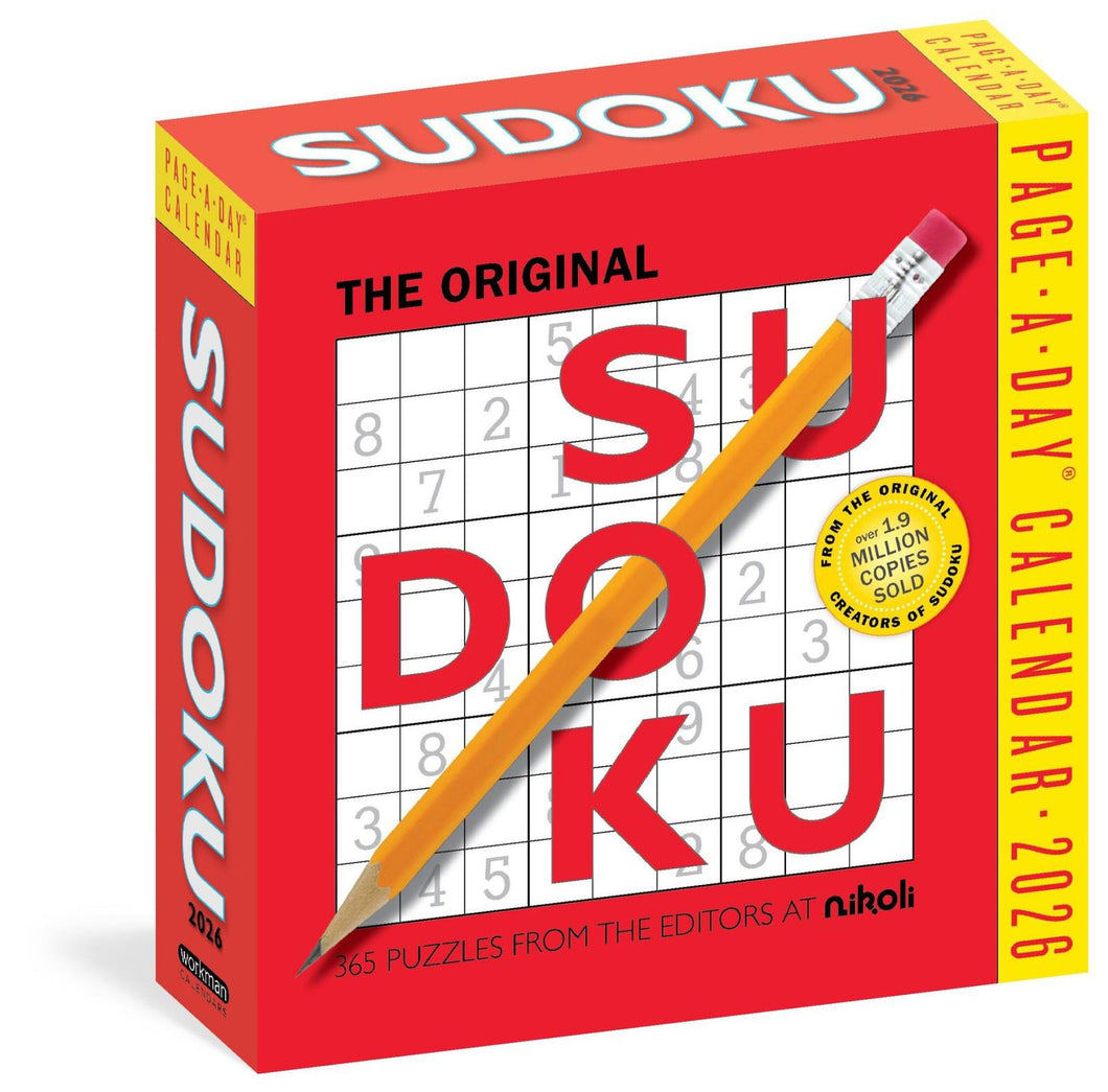 Workman Original Sudoku 2026 Page-A-Day Calendar