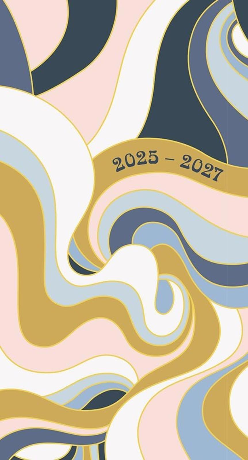 Sellers Publishing Swirly Waves 2026 Two-Year-Plus Pocket Planner
