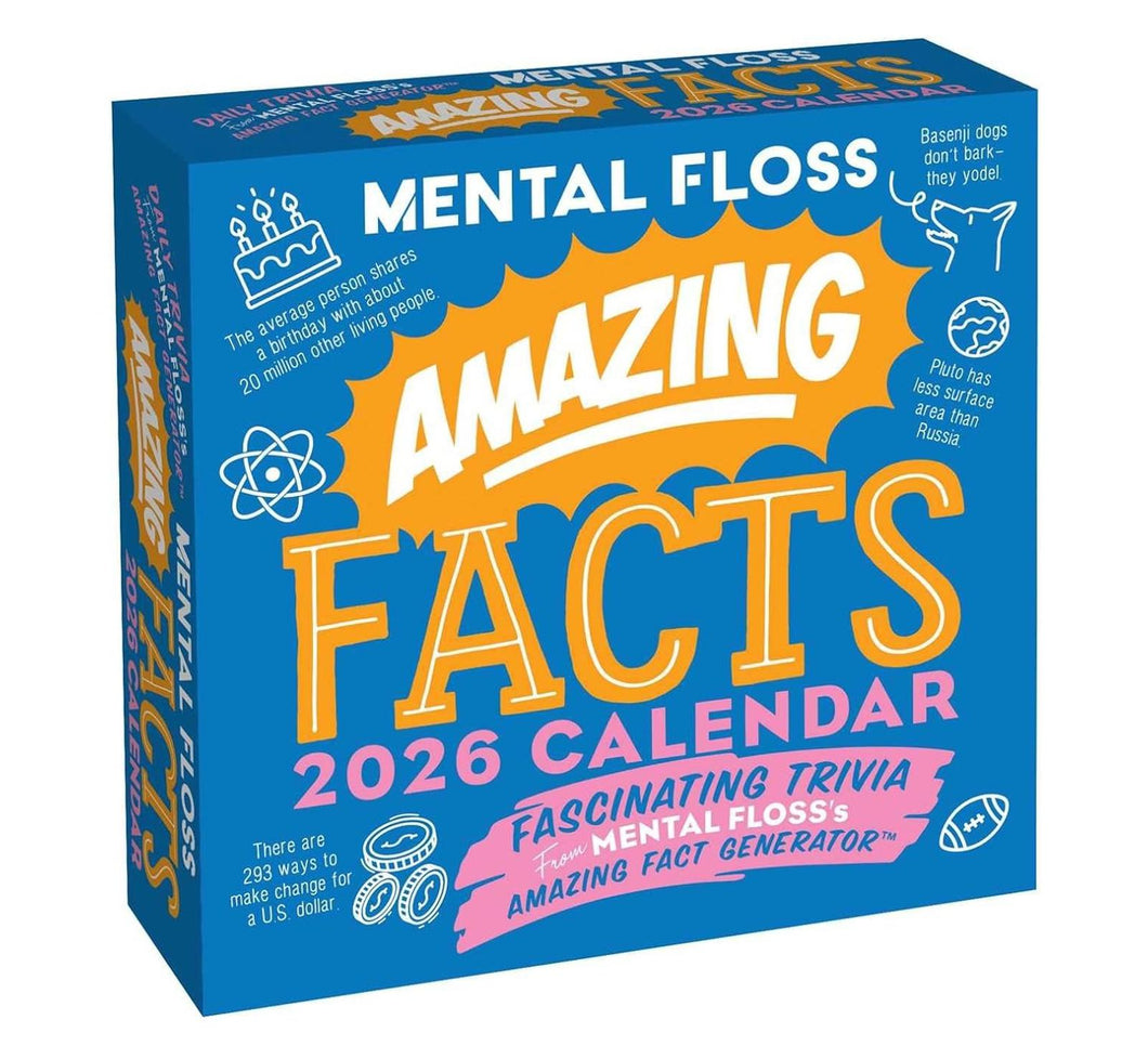 Andrews McMeel Amazing Facts from Mental Floss 2026 Day-to-Day Calendar