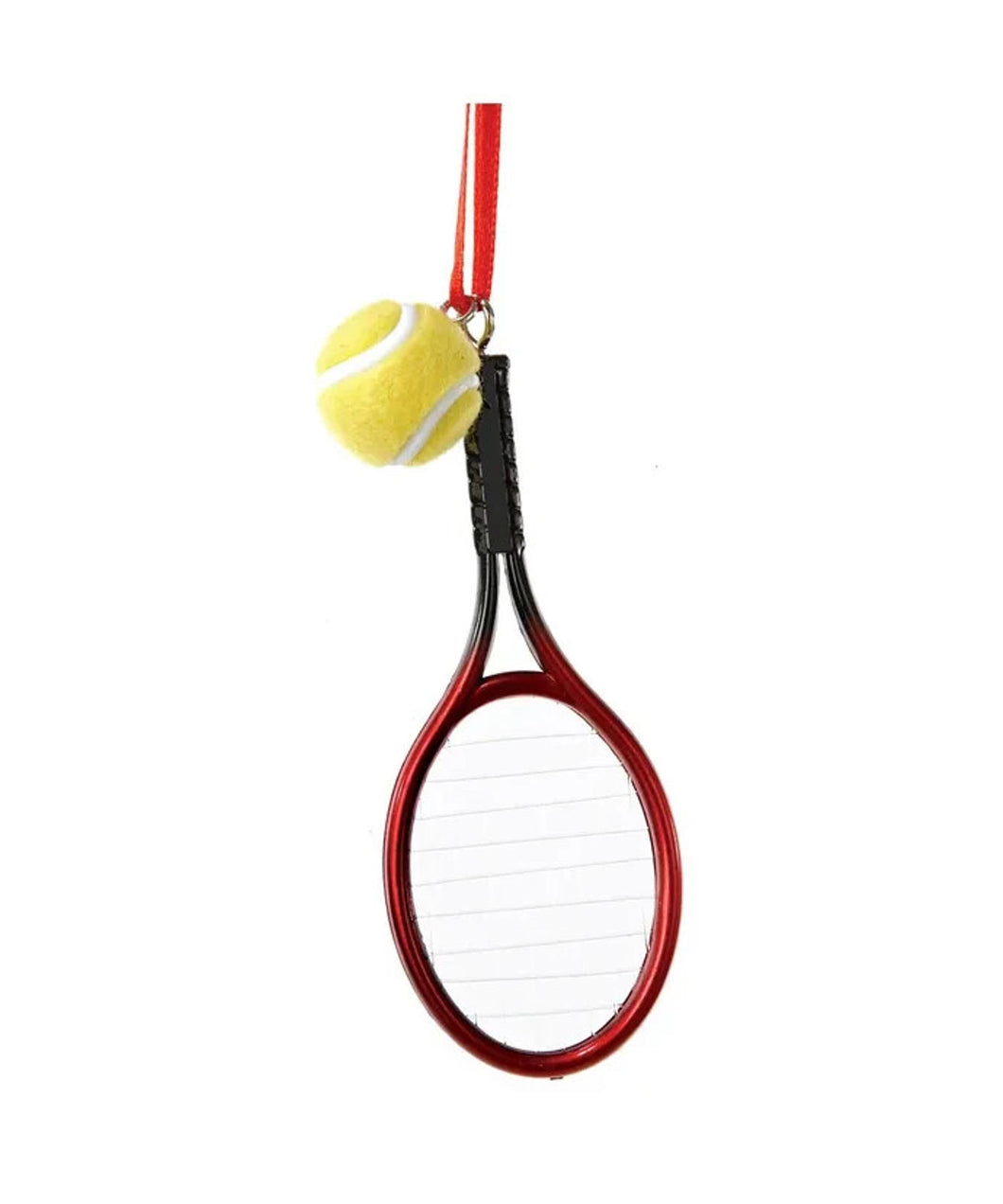 Tennis Racket With Ball Ornament  D0552