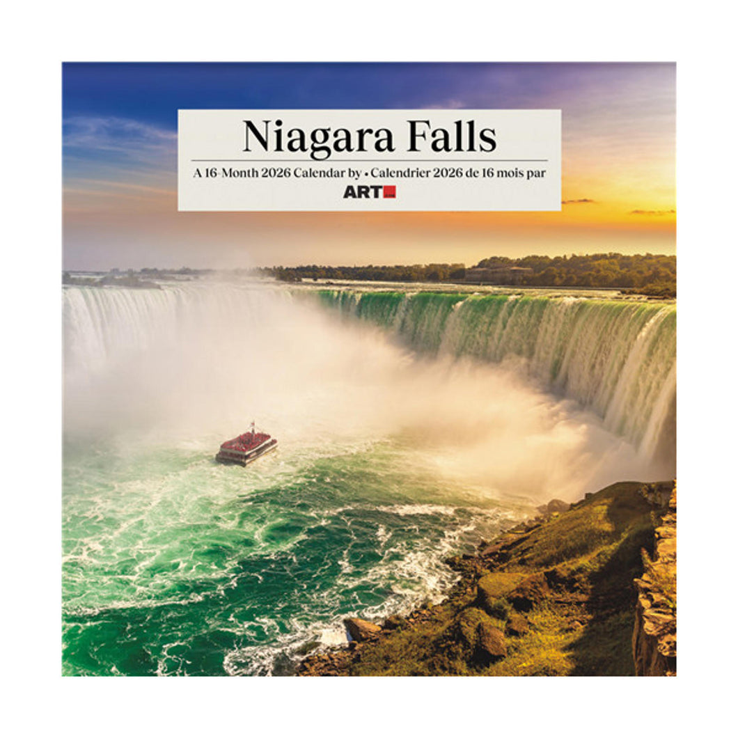 Trends International Niagara Falls 2026 12 x 12 Wall Calendar