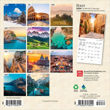 Load image into Gallery viewer, Browntrout Italy 2026 7 x 7 Mini Calendar

