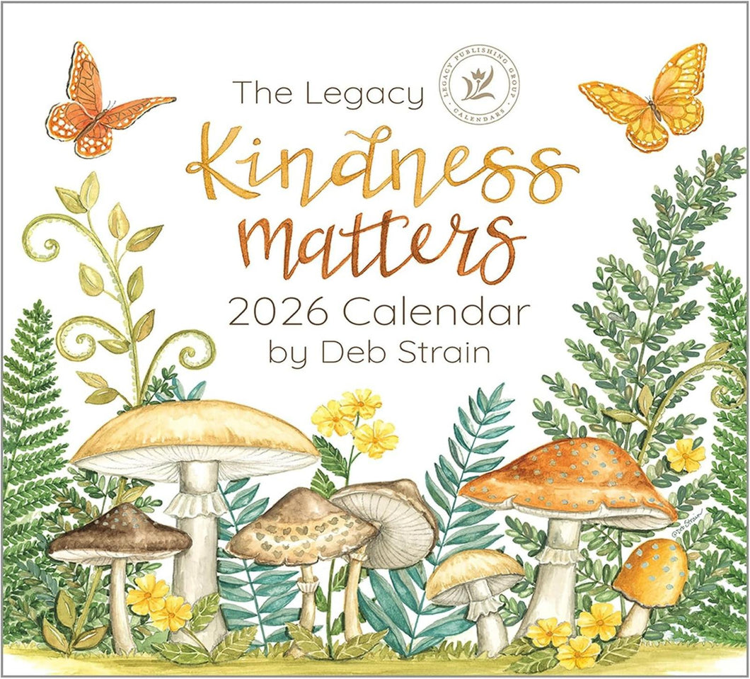 Legacy Kindness Matters 2026 Wall Calendar