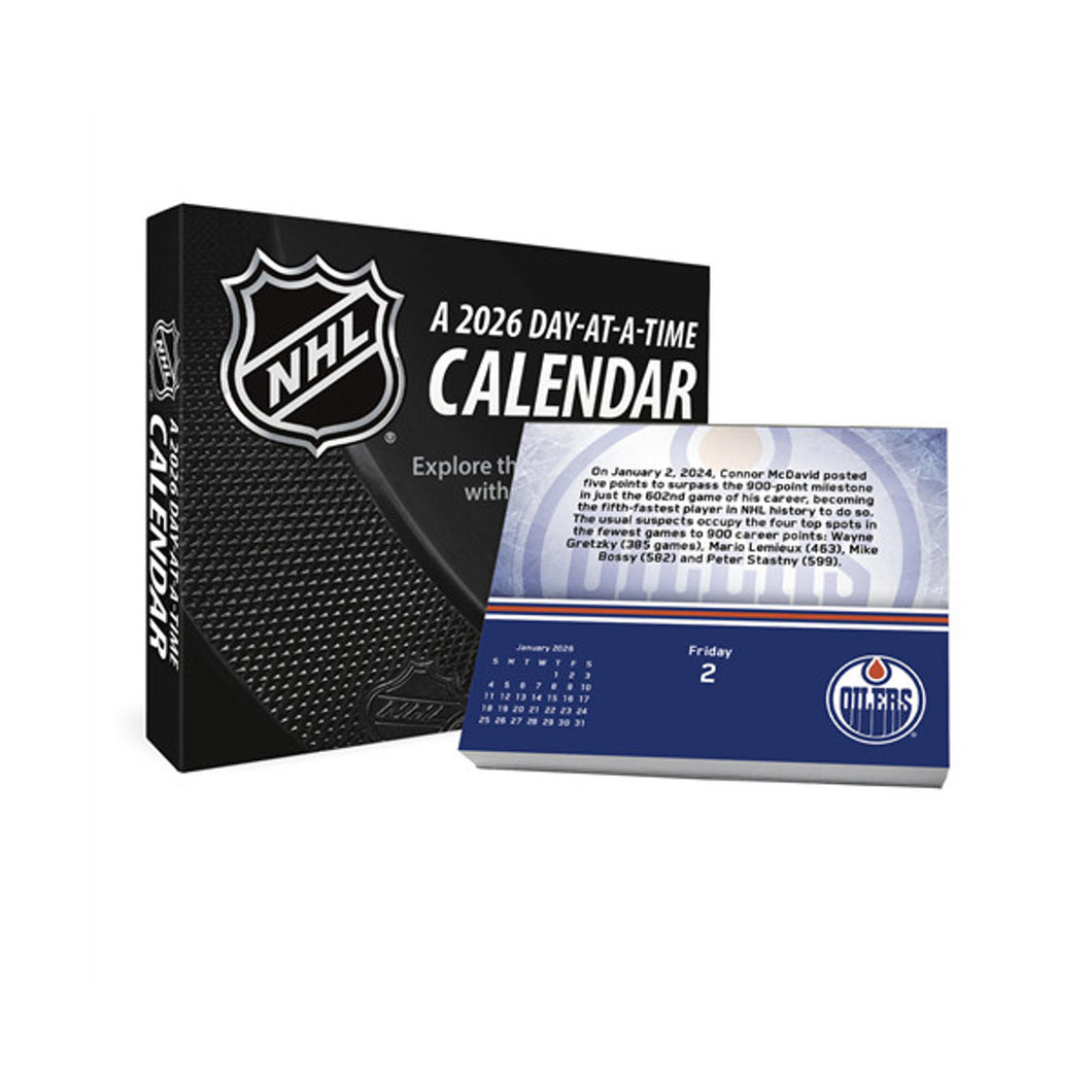 Trends International NHL 2026 Day-at-a-Time Box Calendar