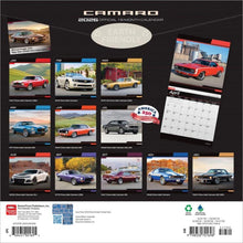 Load image into Gallery viewer, Browntrout Camaro OFFICIAL 2026 12 x 12 Wall Calendar
